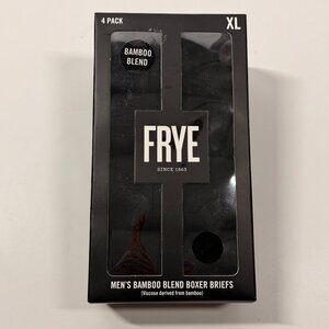 FRYE Bamboo Blend Boxer Briefs - 4 Pack - NWT - XL – Black